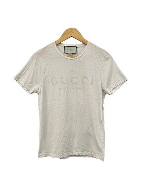 Gucci Short Sleeve T-Shirt Beige XS